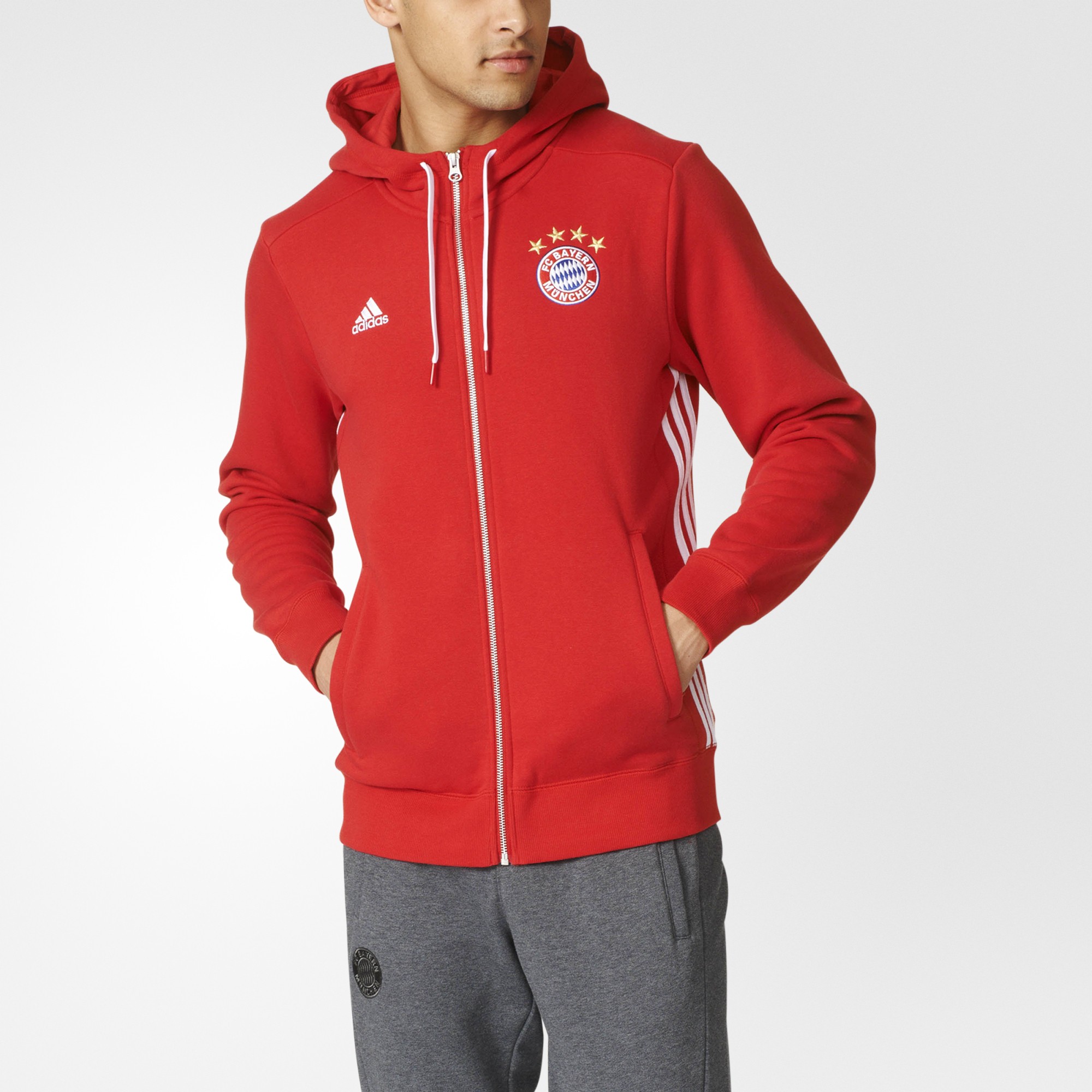 Adidas FCB 3S HOOD ZIP 