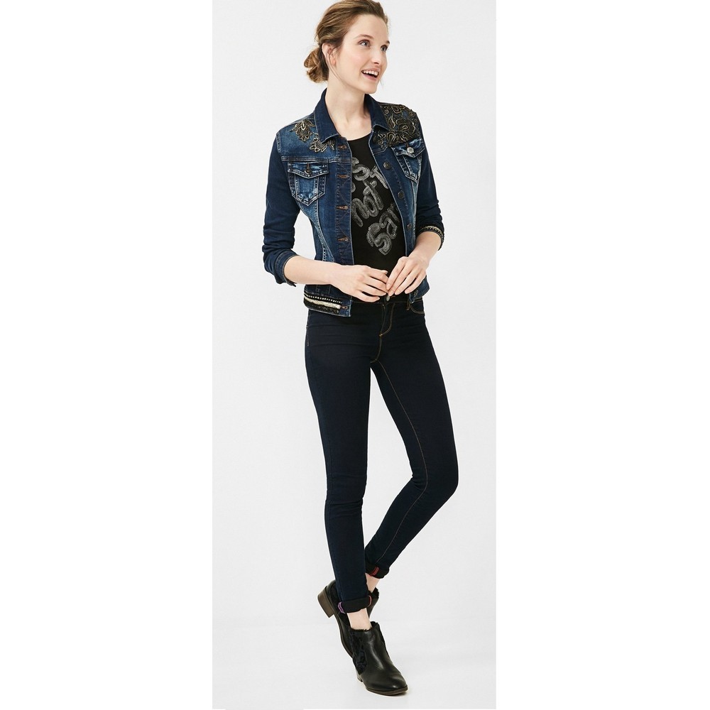 Desigual ni fut nadrg Denim Dark Was