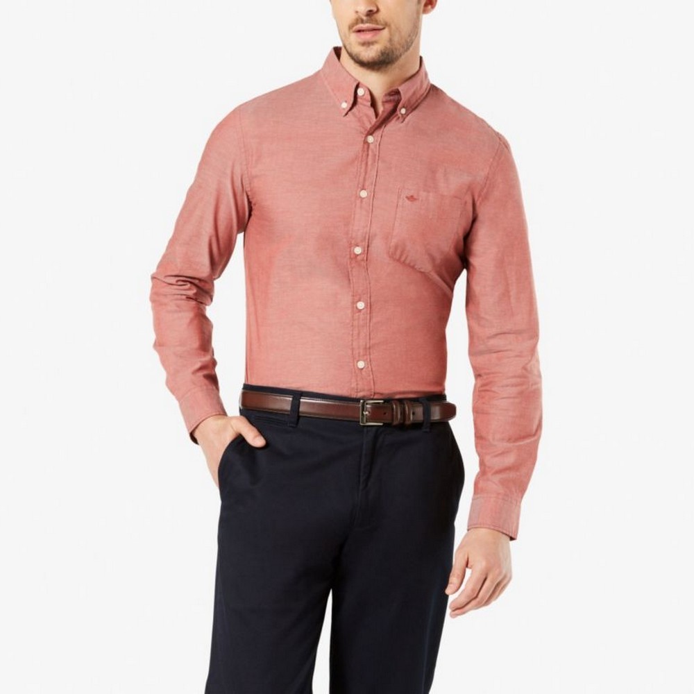 Dockers férfi ing Weathered Oxford Shirt LS